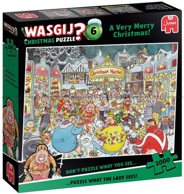 Wasgij Christmas 6 A Very Merry Christmas! palapeli 1000 palaa