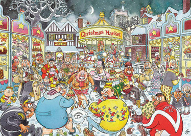 Wasgij Christmas 6 A Very Merry Christmas! palapeli 1000 palaa