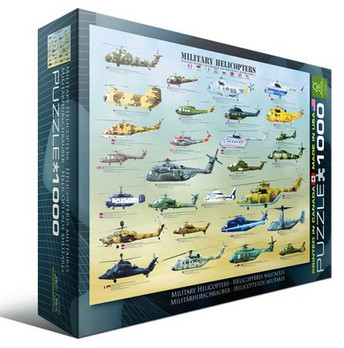 Eurographics Military Helicopters palapeli 1000 palaa