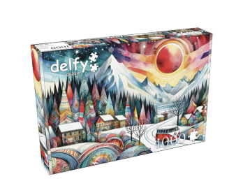 Delfy Mountain path wanderer palapeli 1000 palaa