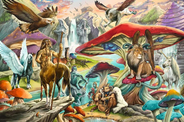 Ravensburger Mushrooms & Myths palapeli 5000 palaa