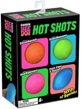  Needoh Teenie Hot Shots 4-pack