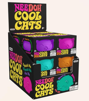 Needoh cool cats puristeltava stressilelu kissa