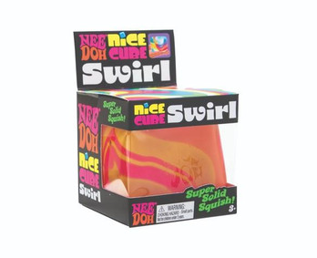 Needoh Nice Cube Swirl puristeltava stressilelu