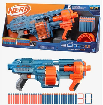 Nerf Elite 2.0  Shockwave RD 15 Pehmonuoliase.