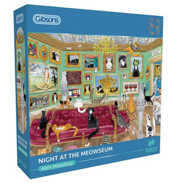 Gibsons Night at the Meowseum palapeli 1000 palaa