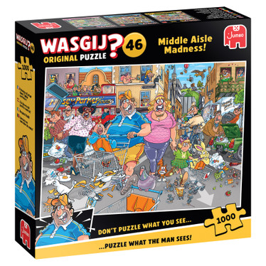 Wasgij Original 46 Middle Aisle Madness palapeli 1000 palaa