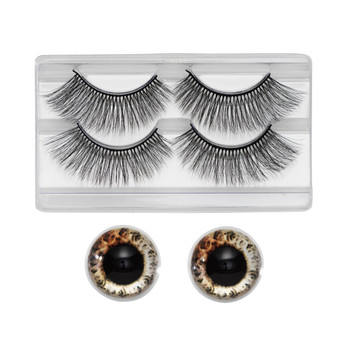 Keppihevosen silmäsetti ruskea