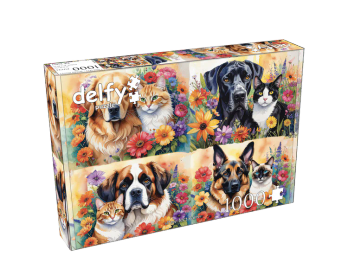 Delfy Paw-Fect pairs palapeli 1000 palaa