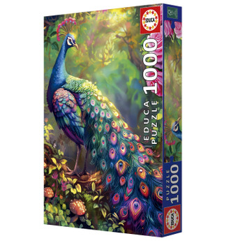Educa® Peacock Garden palapeli 1000 palaa