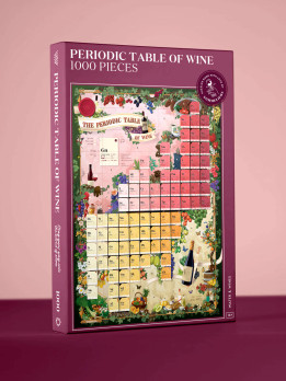 Water&Wines Periodic Table of Wine palapeli 1000 palaa