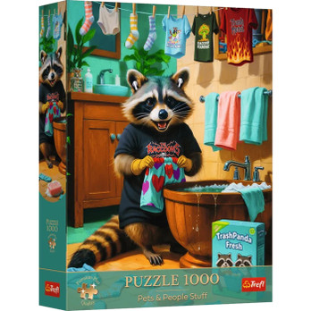 Trefl Pets&People Stuff - Raccoon Laundry Day palapeli 1000 palaa