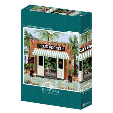 Pieces & Piece Coffee Beignet palapeli 1000 palaa