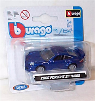 Burago, 2006 Porsche 911 Turbo 1:64