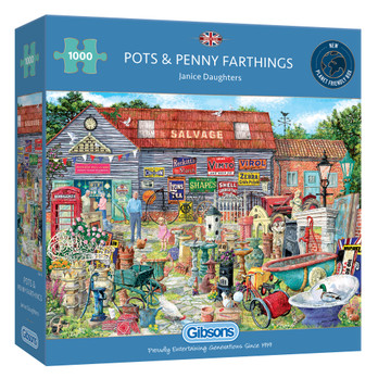 Gibsons, Janice Daughters, Pots & Penny Farthings palapeli 1000 palaa