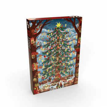 Penny Puzzle Woodland Christmas palapeli 1000 palaa