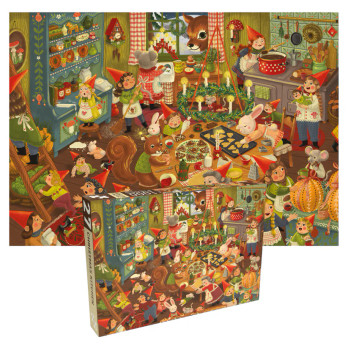 Penny Puzzle Christmas Kitchen palapeli 1000 palaa