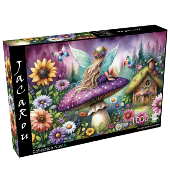 JaCaRou Purple Mushroom Rest palapeli 1000 palaa
