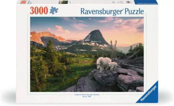 Ravensburger Alpine Goat with baby  palapeli 3000 palaa