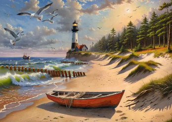 CherryPazzi  Baltic Sea Coastline palapeli 1000 palaa
