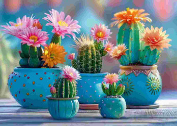 CherryPazzi Bloomy Cactus palapeli 1000 palaa