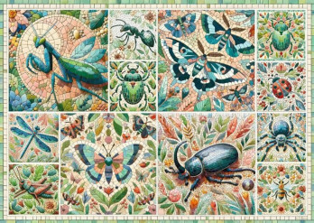 CherryPazzi  Mosaic of the Miniature Wild palapeli 1000 palaa