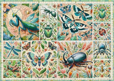 CherryPazzi  Mosaic of the Miniature Wild palapeli 1000 palaa