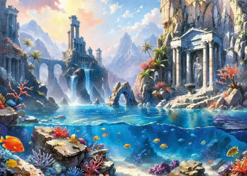 CherryPazzi  The Legend of Atlantis palapeli 1000 palaa