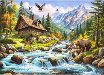 CherryPazzi  The Living Valley palapeli 1000 palaa