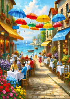 CherryPazzi Umbrella Alley palapeli 1000 palaa