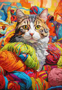  CherryPazzi-Feline Whimsy palapeli 500 palaa