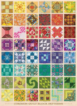 Cobble Hill Common Quilt Blocks palapeli 1000 palaa