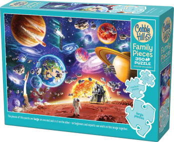 Cobble Hill Puzzle Family: Space Travels palapeli 350 palaa