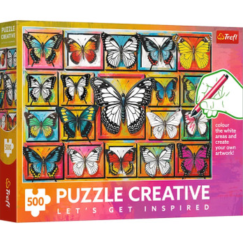 Trefl Butterfly Collection palapeli 500  palaa