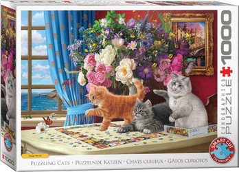 Eurographics Puzzling Cats palapeli 1000 palaa