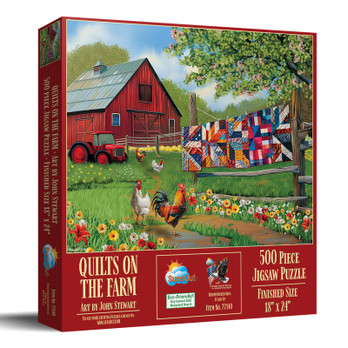 SunsOut Quilts on the Farm palapeli 500 palaa