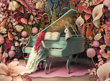 Ravensburger Rabbit Recital palapeli 500 palaa