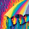 Yazz Rain-Bow palapeli 1023 palaa