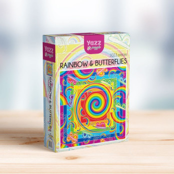 Yazz Rainbow & Butterflies palapeli 1023 palaa