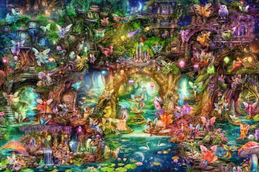 Ravensburger, A.Steward, The Hidden World Of Fair palapeli 4000 palaa