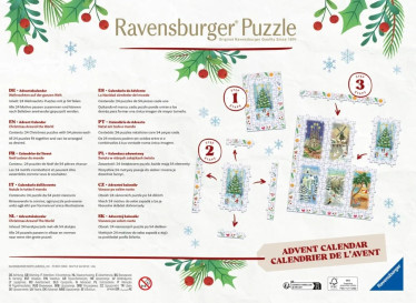 Ravensburger 2025 Joulukalenteripalapeli 24x54 palaa