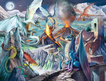 Ravensburger Dragons palapeli 2000 palaa