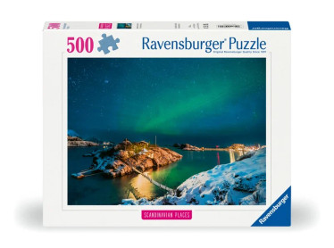 Ravensburger Northern Lights In Bergsfjord palapeli 500 palaa