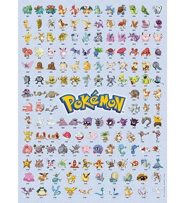 Ravensburger Pokémon The First 151 palapeli 500 palaa
