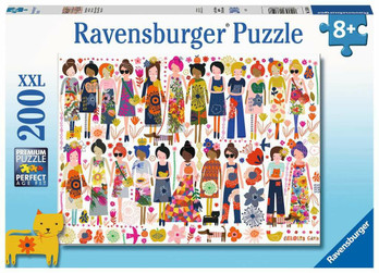 Ravensburger Flowers & Friends palapeli 200 XXL palaa