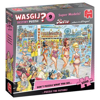 Wasgij Retro Destiny 9, Super Models! palapeli 1000 palaa