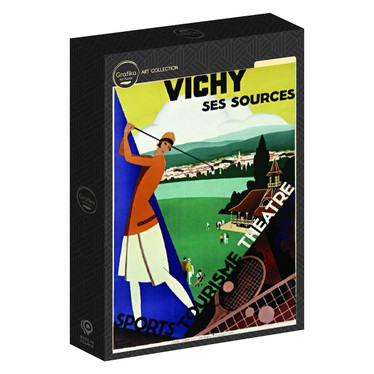 Grafika Roger Broder - Vichy, ses sources, 1928 palapeli 500 palaa