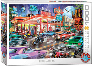 Eurographics Route 66 Diner palapeli 1000 palaa