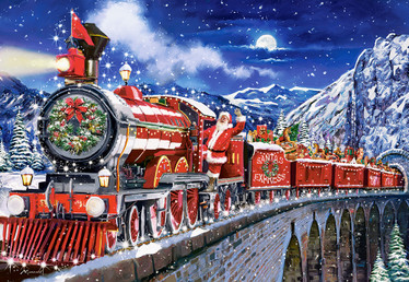 Castorland Santa's Coming Soon to Town palapeli 1000 palaa