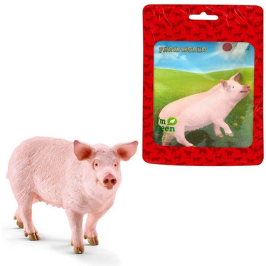 Schleich Farm World  vaaleanpunainen possu emakko